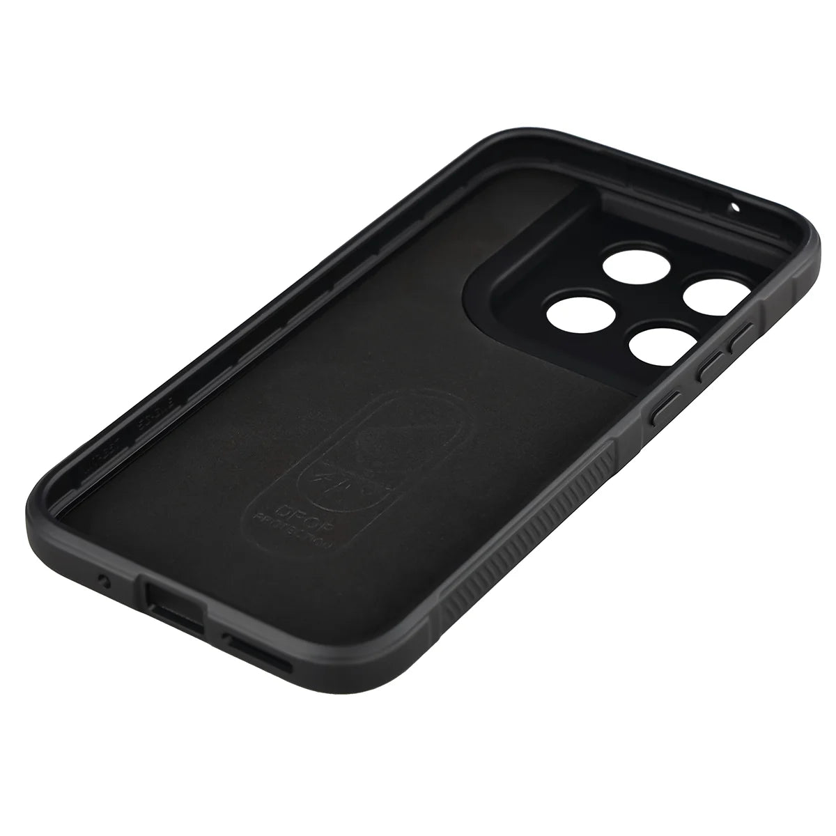 Robuste Handyhülle für Motorola Moto G67 5G / G77 5G, Bizon Case Tur, Schwarz