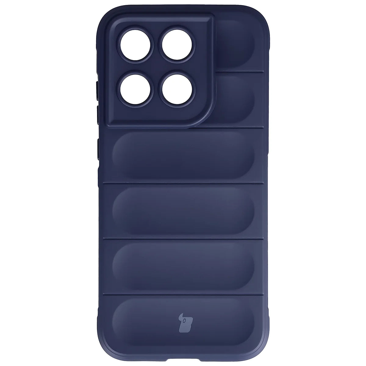 Robuste Handyhülle für Motorola Moto G67 5G / G77 5G, Bizon Case Tur, Dunkelblau