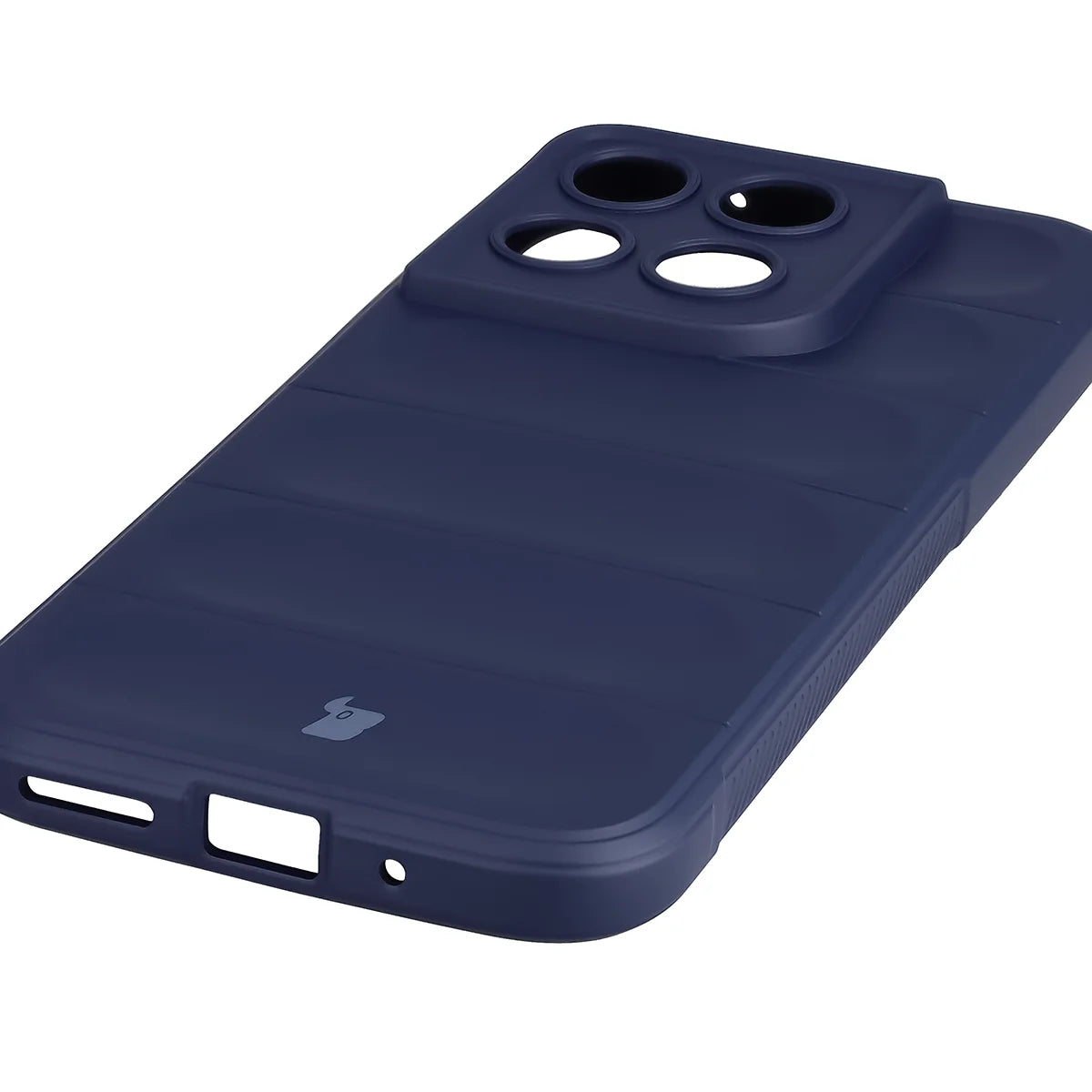 Robuste Handyhülle für Motorola Moto G67 5G / G77 5G, Bizon Case Tur, Dunkelblau