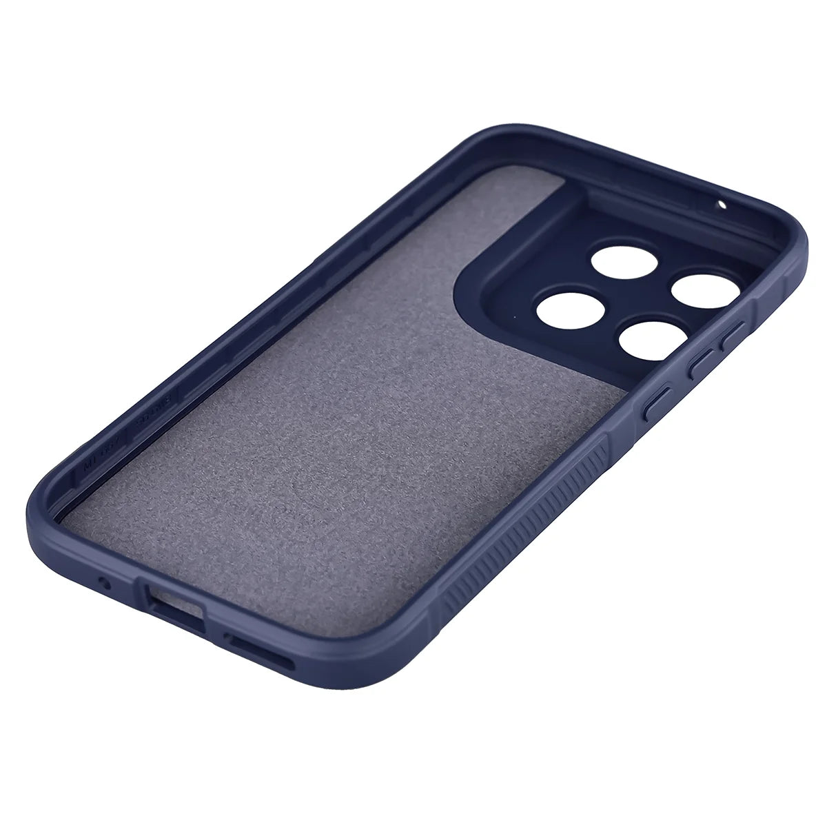 Robuste Handyhülle für Motorola Moto G67 5G / G77 5G, Bizon Case Tur, Dunkelblau