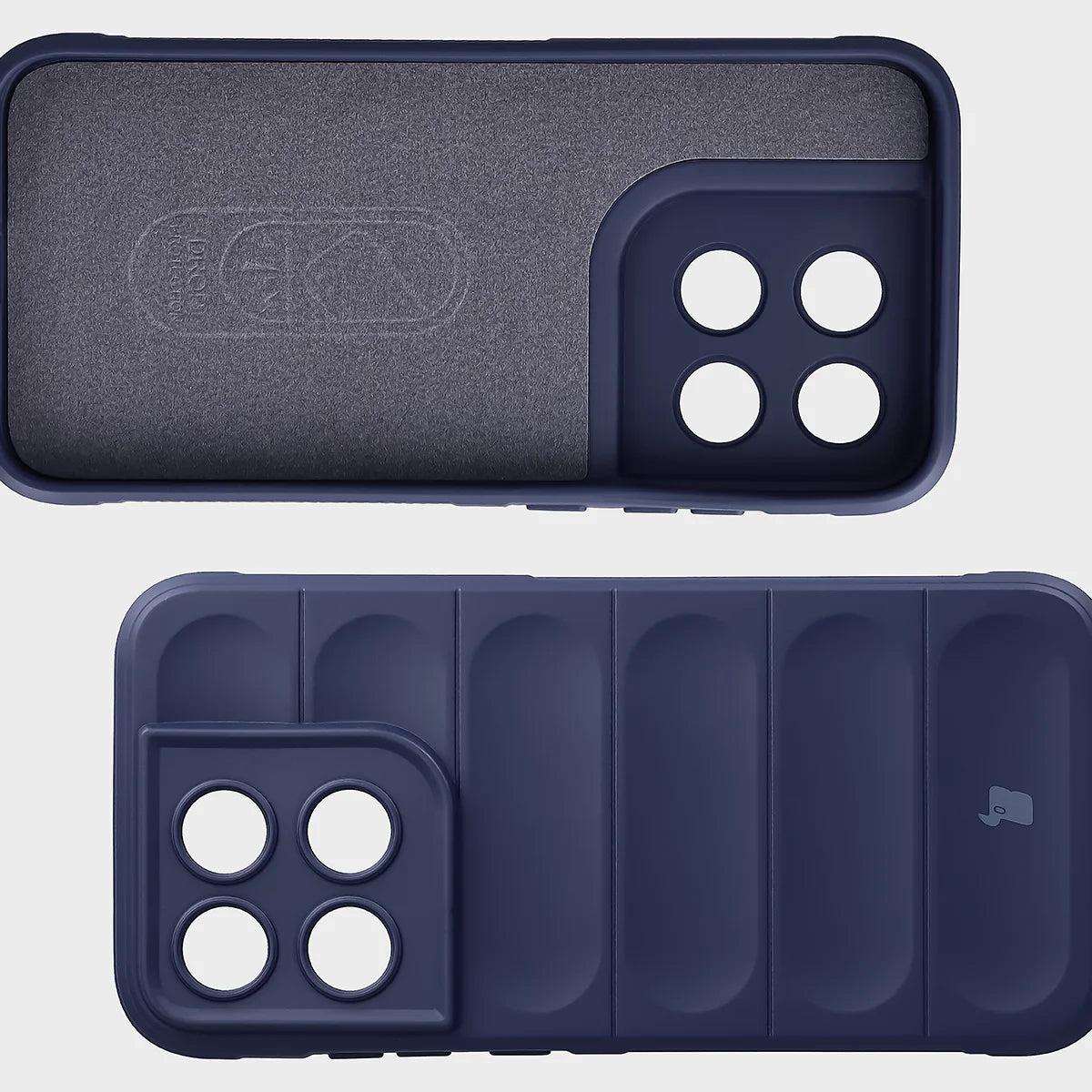 Robuste Handyhülle für Motorola Moto G67 5G / G77 5G, Bizon Case Tur, Dunkelblau
