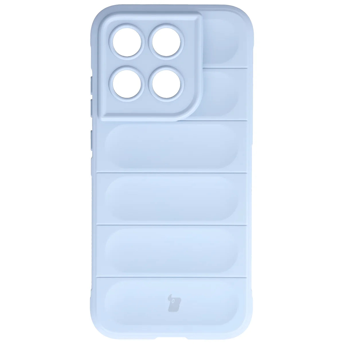 Robuste Handyhülle für Motorola Moto G67 5G / G77 5G, Bizon Case Tur, Hellblau