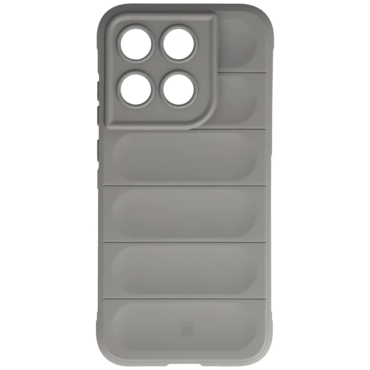 Robuste Handyhülle für Motorola Moto G67 5G / G77 5G, Bizon Case Tur, Hellgrau