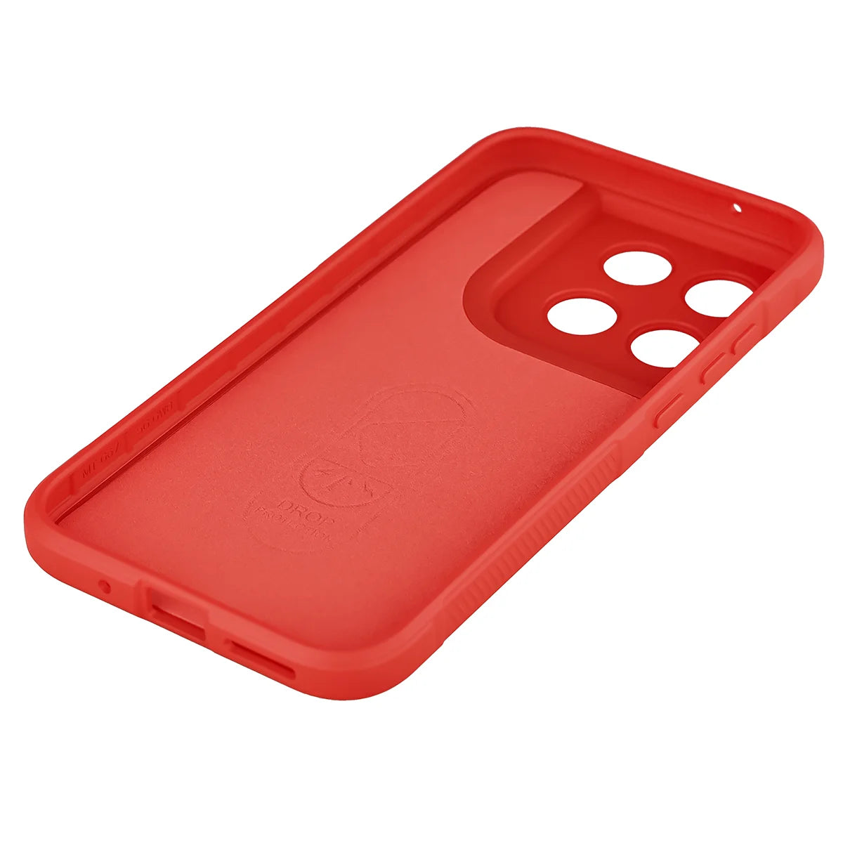 Robuste Handyhülle für Motorola Moto G67 5G / G77 5G, Bizon Case Tur, Rot