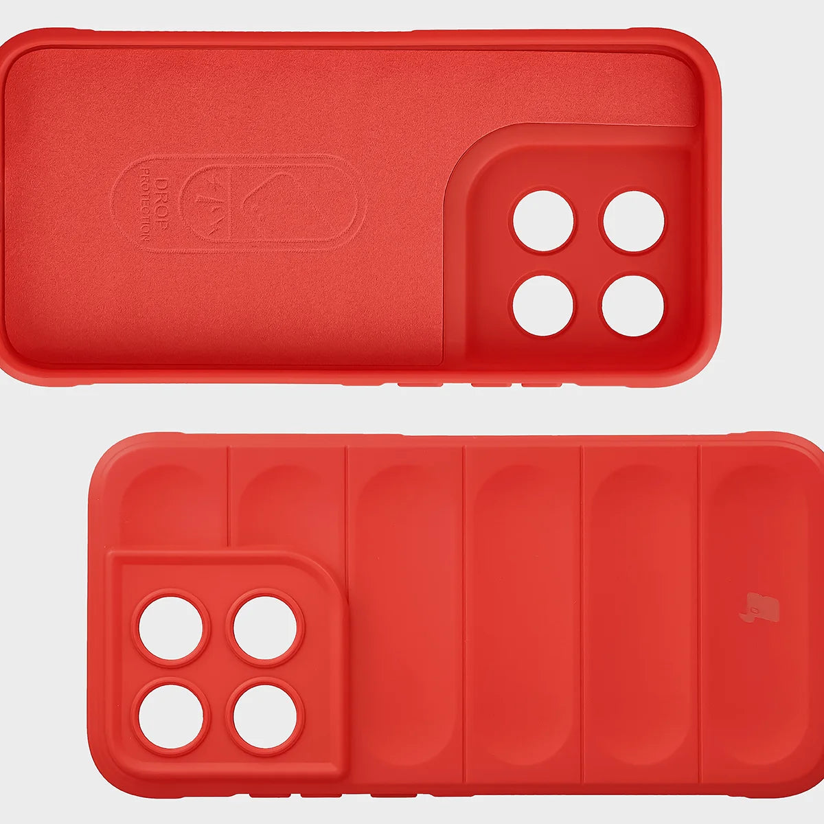 Robuste Handyhülle für Motorola Moto G67 5G / G77 5G, Bizon Case Tur, Rot