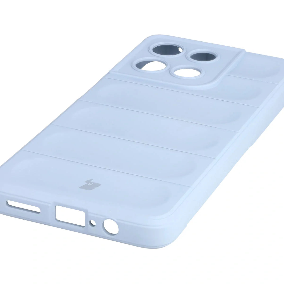 Robuste Handyhülle für Motorola Moto G57 Power / G67 Power, Bizon Case Tur, Hellblau