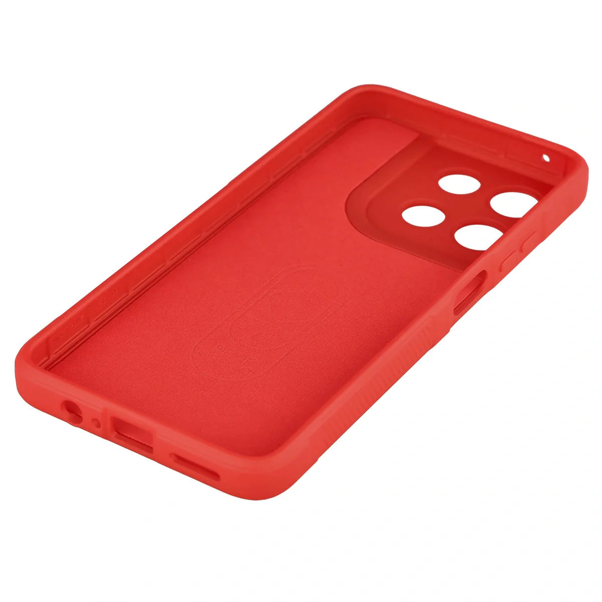 Robuste Handyhülle für Motorola Moto G57 Power / G67 Power, Bizon Case Tur, Rot