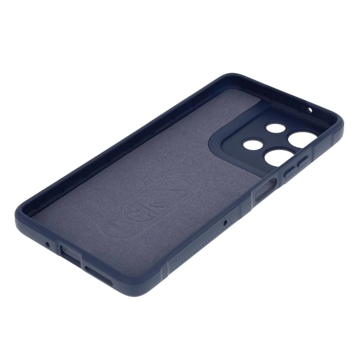 Robuste Handyhülle für Motorola Moto G75 5G, Bizon Case Tur, Dunkelblau