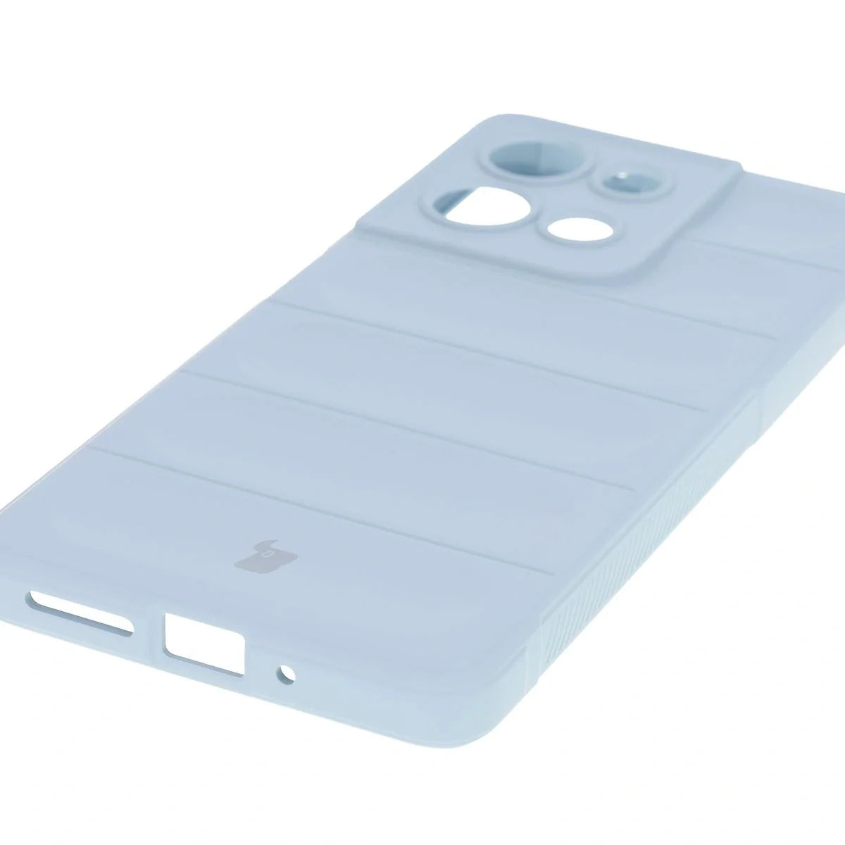 Robuste Handyhülle für Motorola Moto G75 5G, Bizon Case Tur, Hellblau
