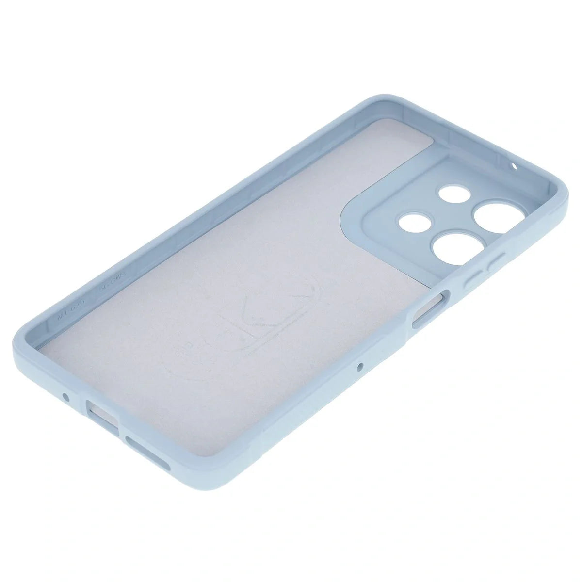 Robuste Handyhülle für Motorola Moto G75 5G, Bizon Case Tur, Hellblau