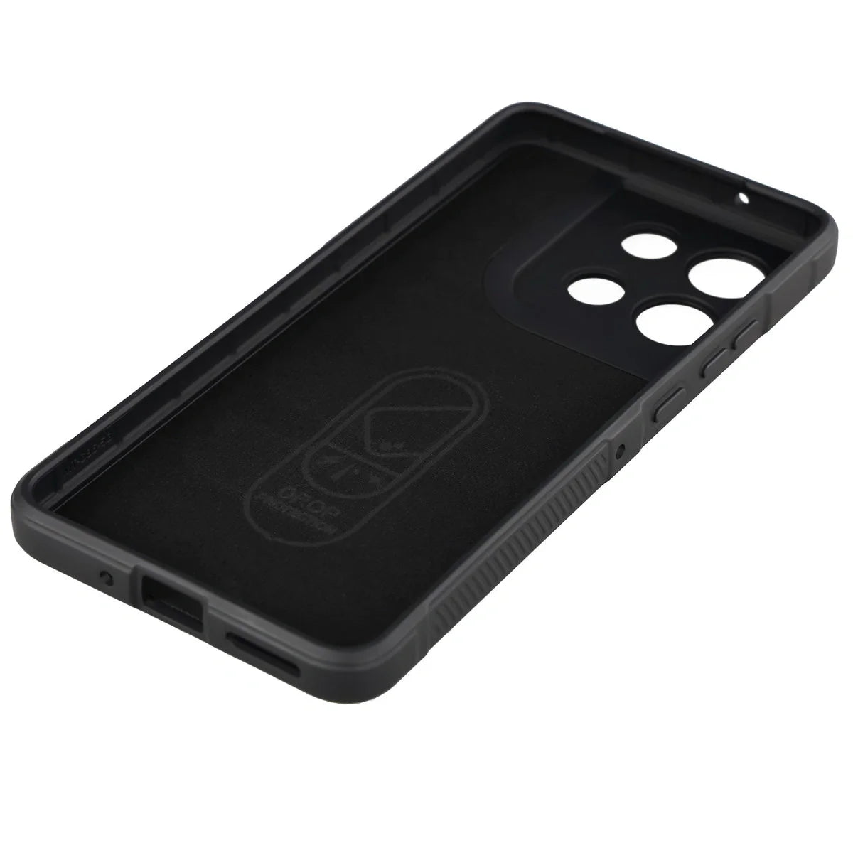 Robuste Handyhülle für Motorola Moto G86 5G, Bizon Case Tur, Schwarz