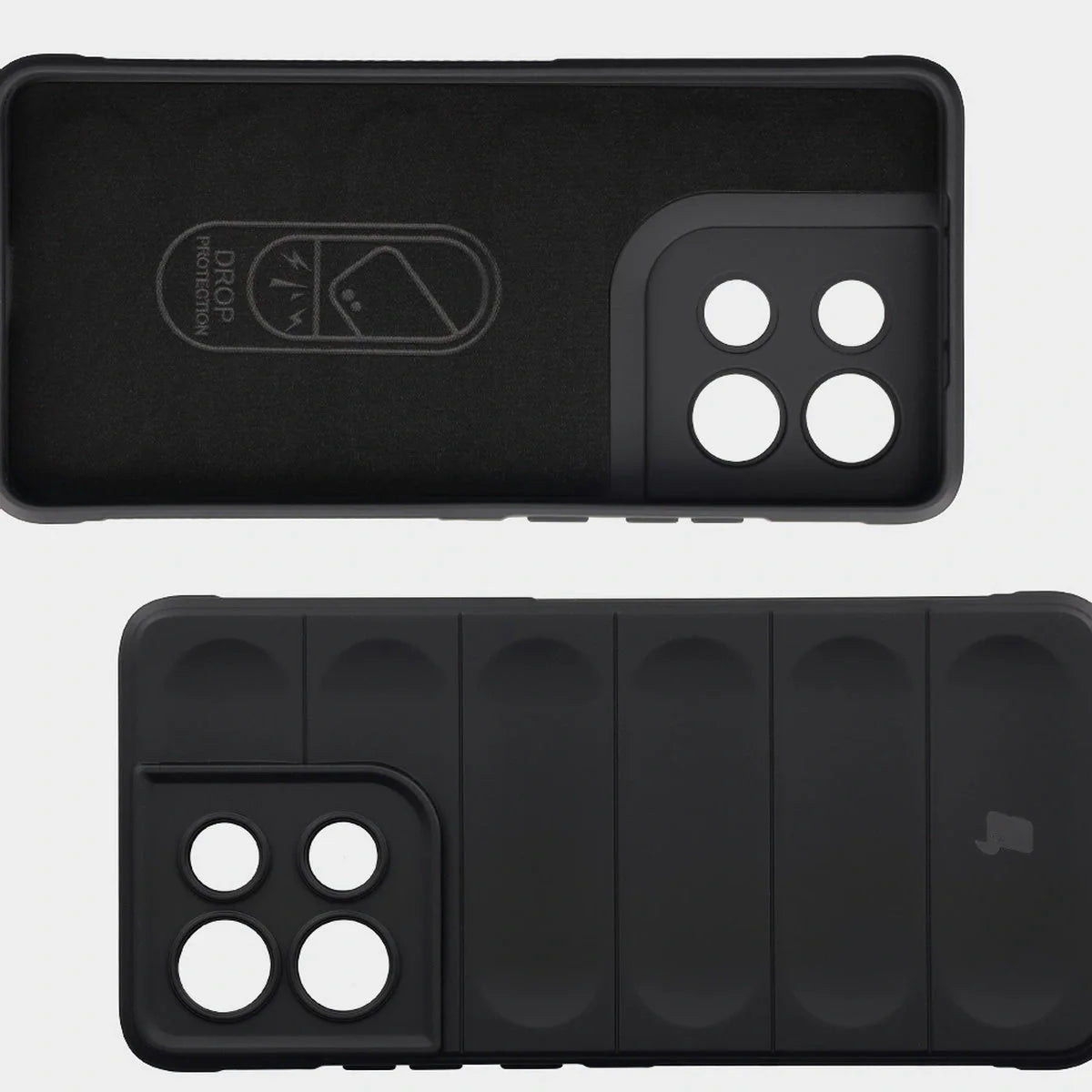 Robuste Handyhülle für Motorola Moto G86 5G, Bizon Case Tur, Schwarz