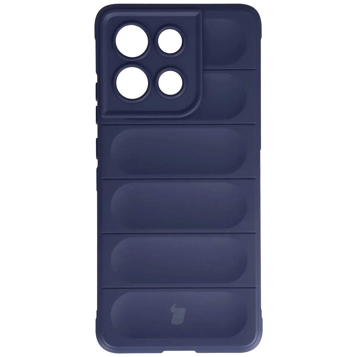 Robuste Handyhülle für Motorola Moto G86 5G, Bizon Case Tur, Dunkelblau