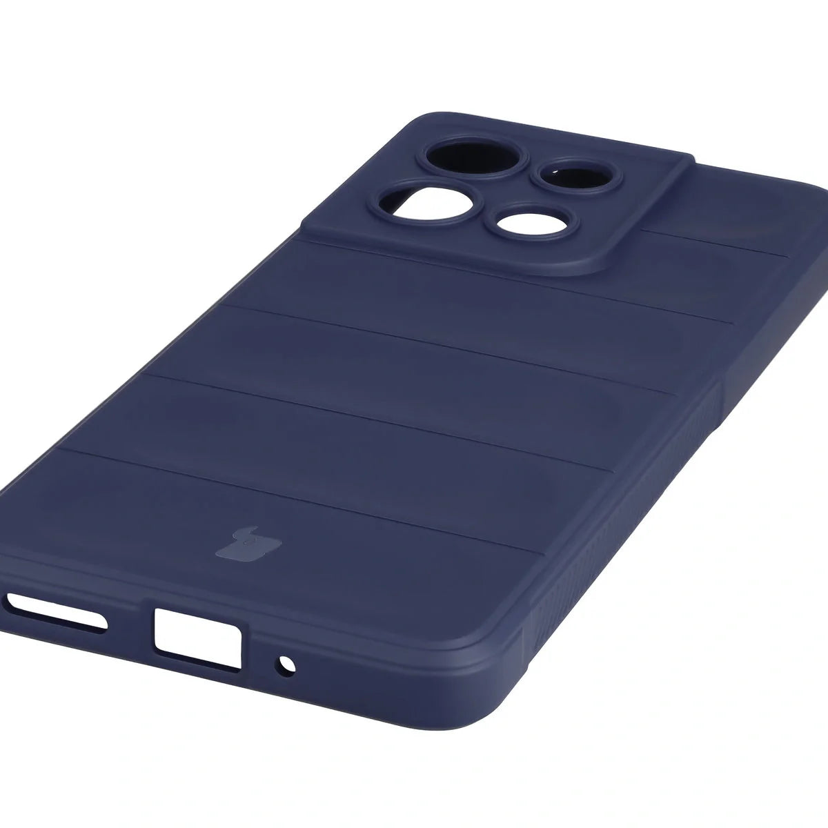 Robuste Handyhülle für Motorola Moto G86 5G, Bizon Case Tur, Dunkelblau