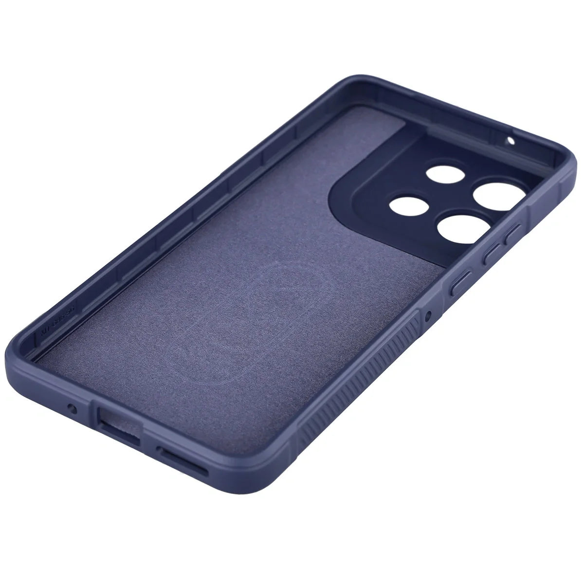 Robuste Handyhülle für Motorola Moto G86 5G, Bizon Case Tur, Dunkelblau