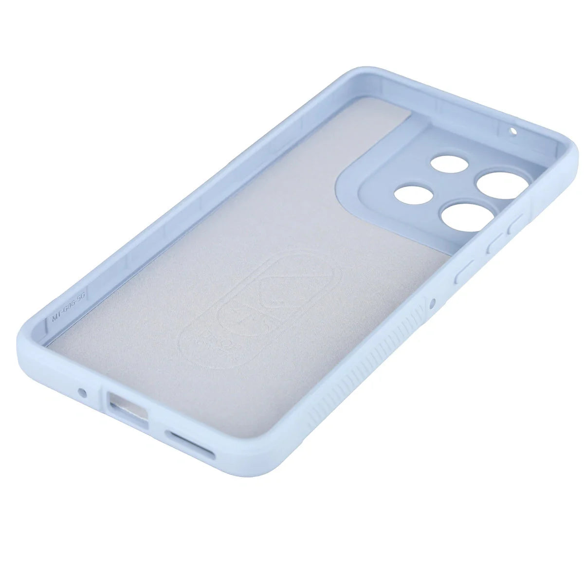 Robuste Handyhülle für Motorola Moto G86 5G, Bizon Case Tur, Hellblau