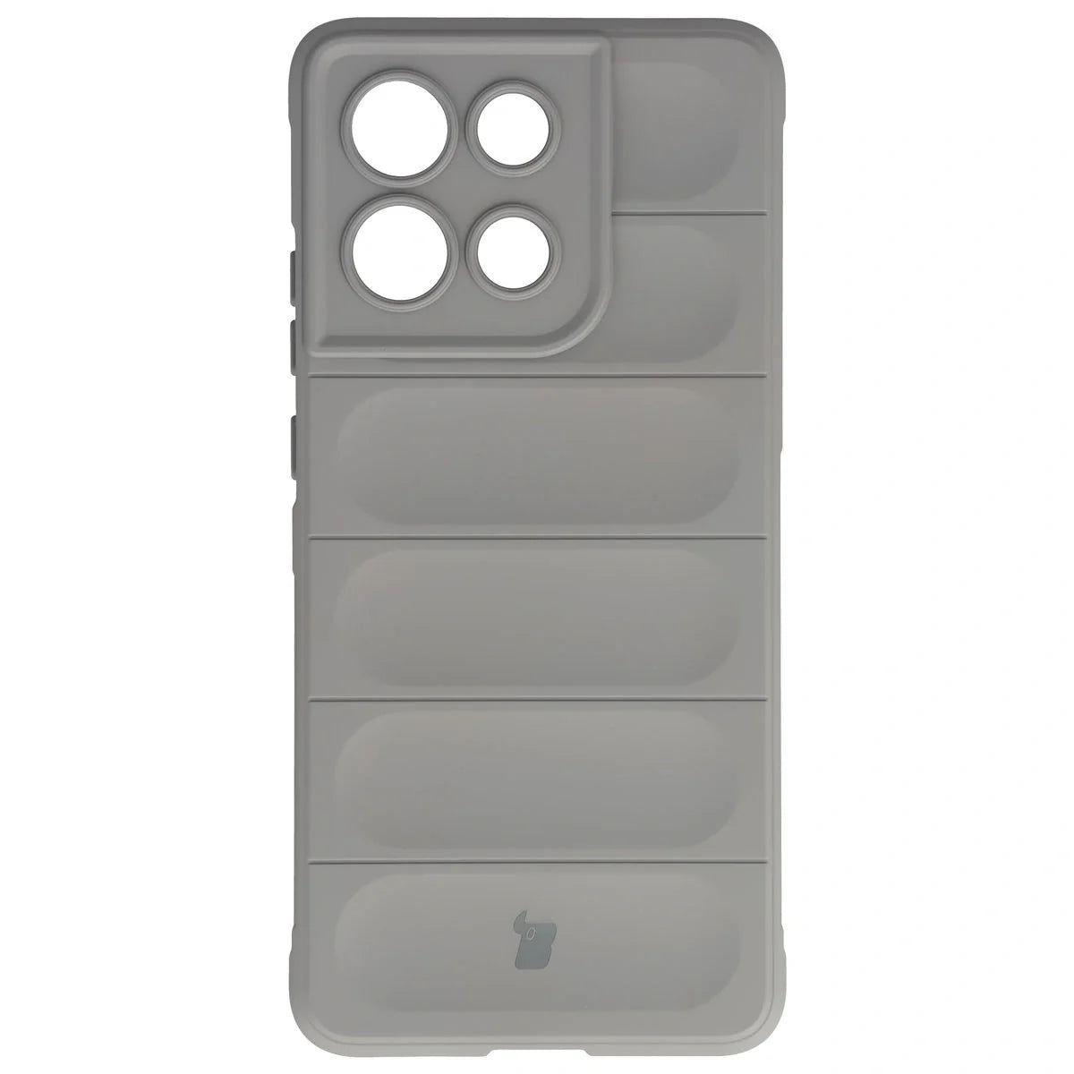 Robuste Handyhülle für Motorola Moto G86 5G, Bizon Case Tur, Hellgrau