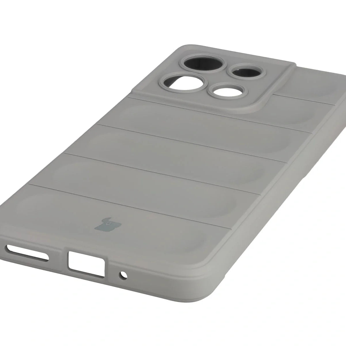 Robuste Handyhülle für Motorola Moto G86 5G, Bizon Case Tur, Hellgrau