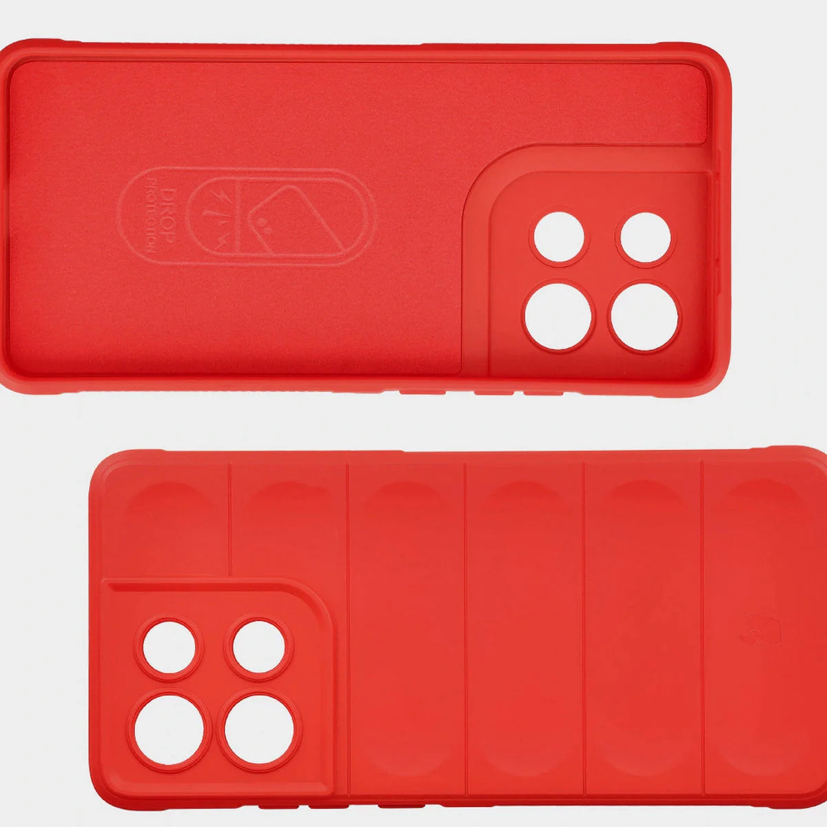 Robuste Handyhülle für Motorola Moto G86 5G, Bizon Case Tur, Rot