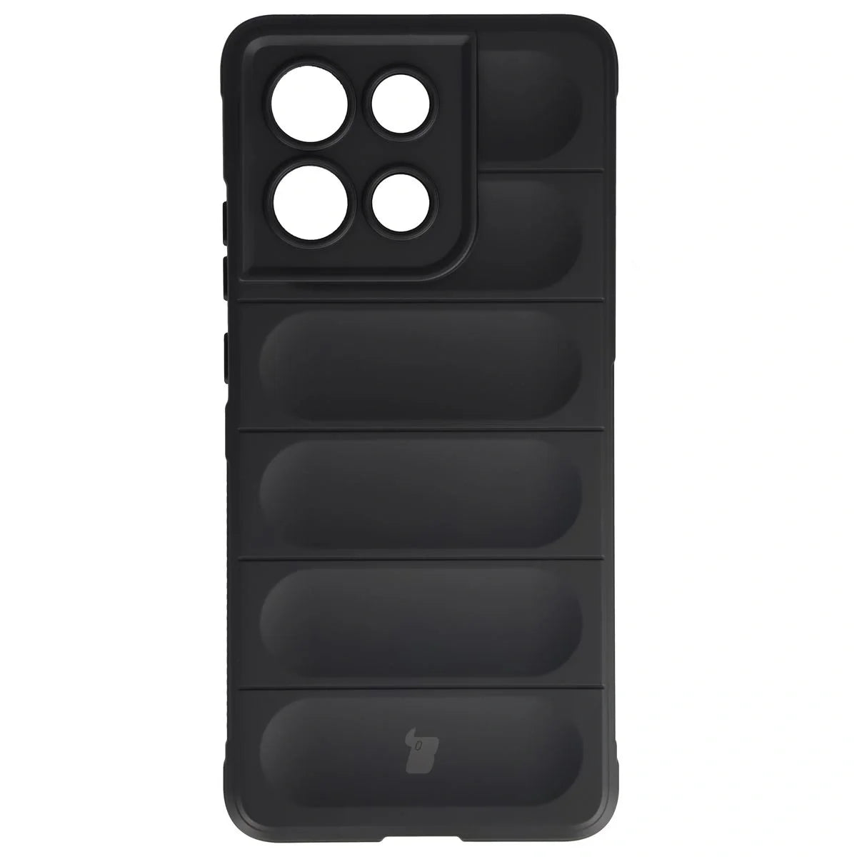 Robuste Handyhülle für Motorola Moto G86 Power 5G, Bizon Case Tur, Schwarz