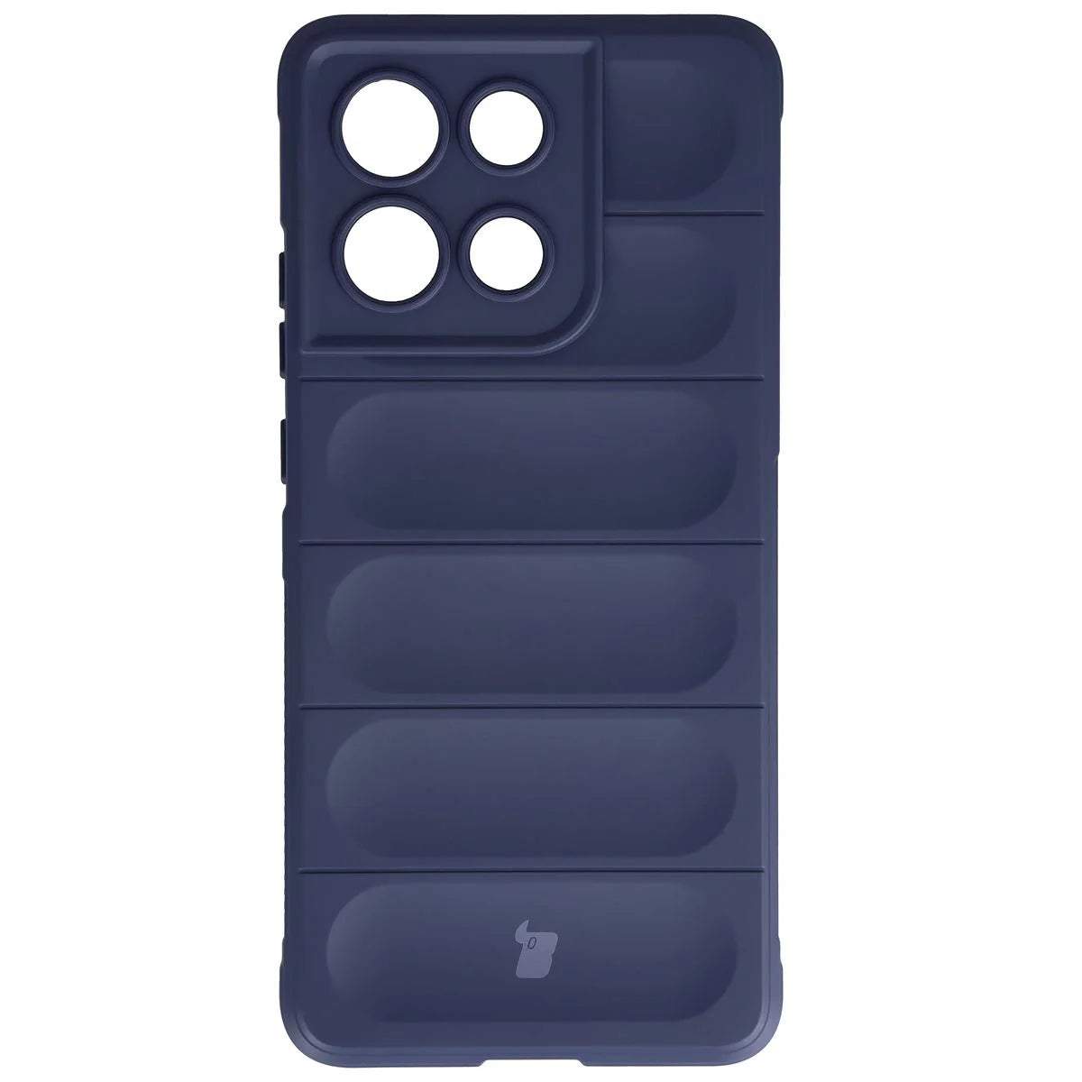 Robuste Handyhülle für Motorola Moto G86 Power 5G, Bizon Case Tur, Dunkelblau