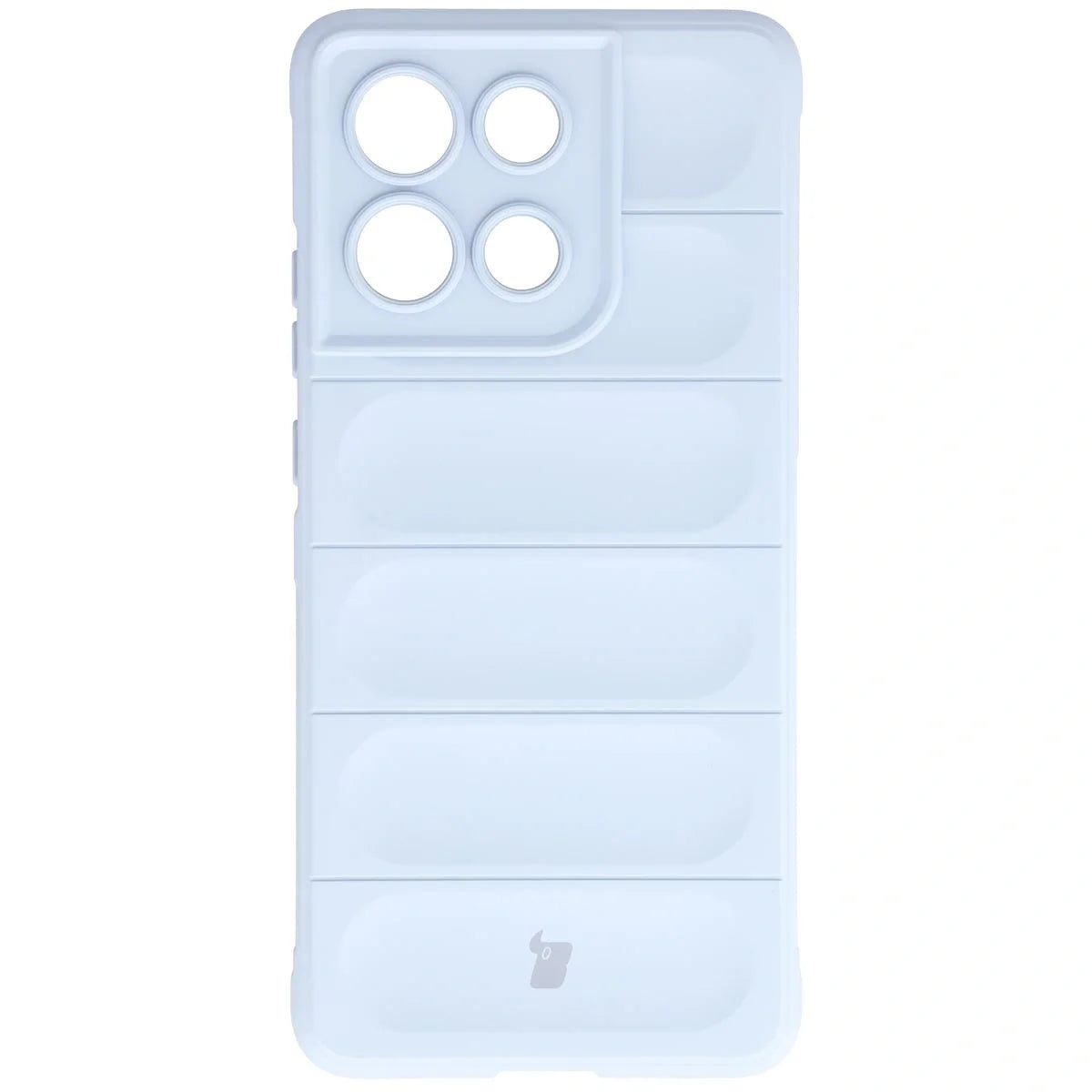 Robuste Handyhülle für Motorola Moto G86 Power 5G, Bizon Case Tur, Hellblau