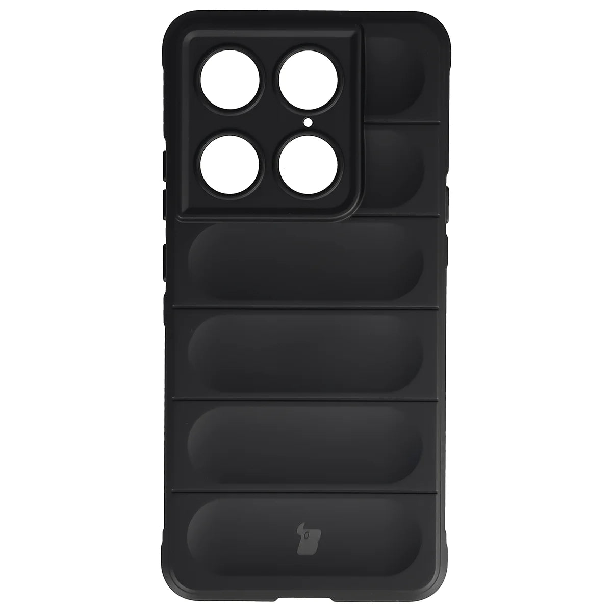 Robuste Handyhülle für Motorola Signature, Bizon Case Tur, Schwarz