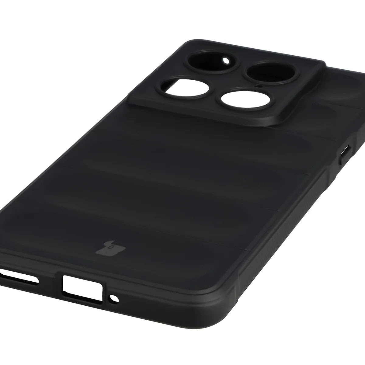 Robuste Handyhülle für Motorola Signature, Bizon Case Tur, Schwarz