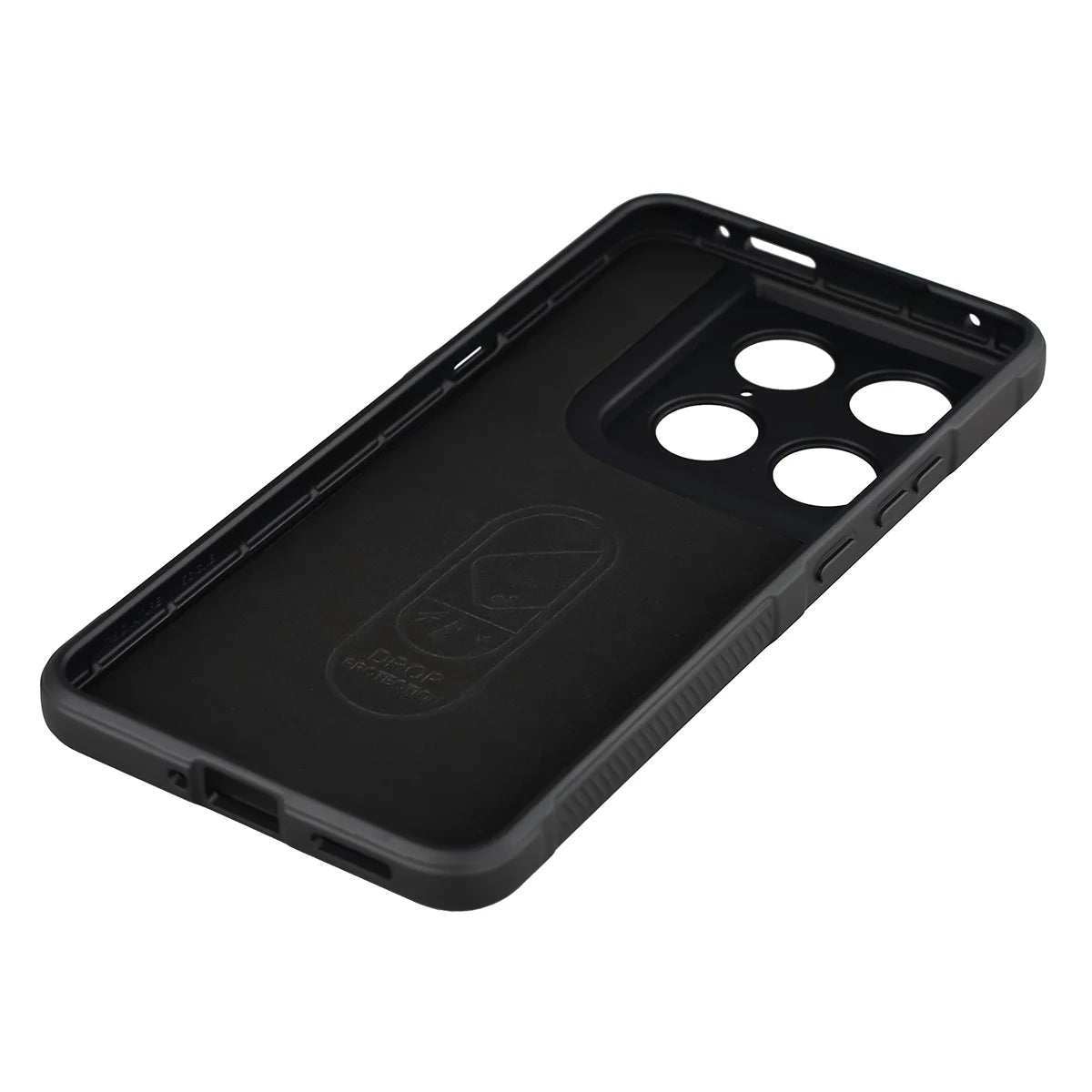 Robuste Handyhülle für Motorola Signature, Bizon Case Tur, Schwarz