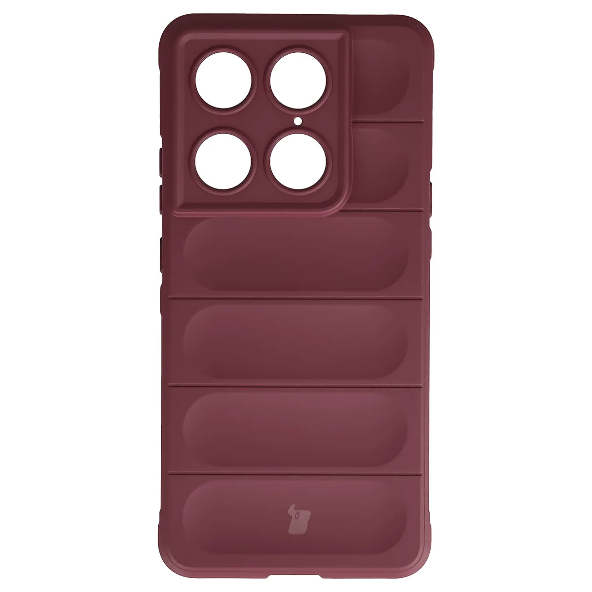 Robuste Handyhülle für Motorola Signature, Bizon Case Tur, Burgunderrot