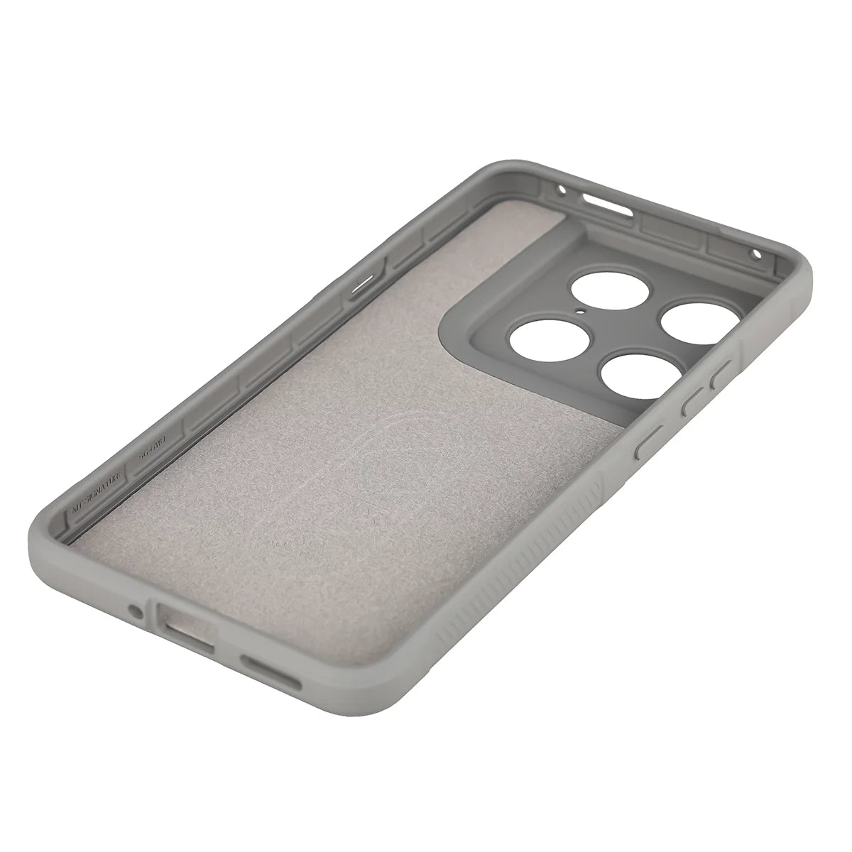 Robuste Handyhülle für Motorola Signature, Bizon Case Tur, Hellgrau
