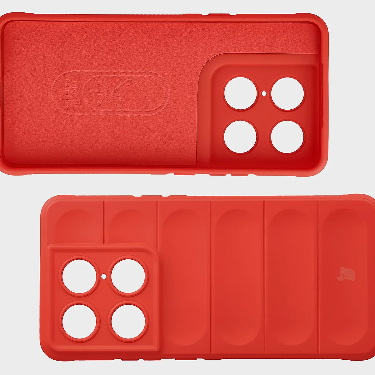 Robuste Handyhülle für Motorola Signature, Bizon Case Tur, Rot