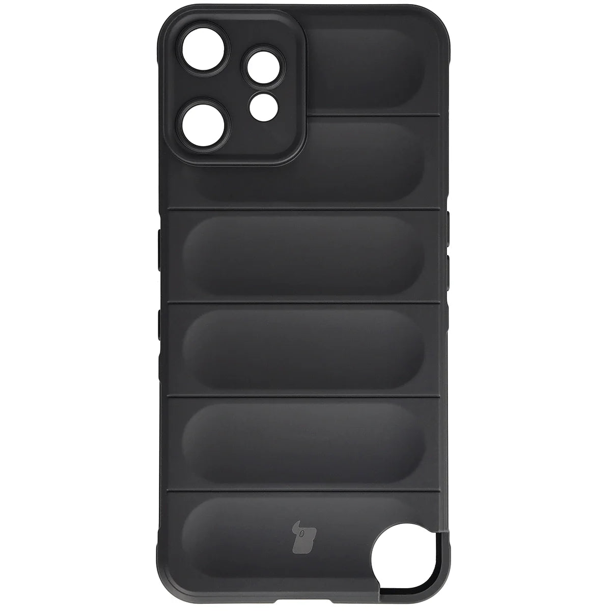 Robuste Handyhülle für Nothing CMF Phone 2 Pro, Bizon Case Tur, Schwarz