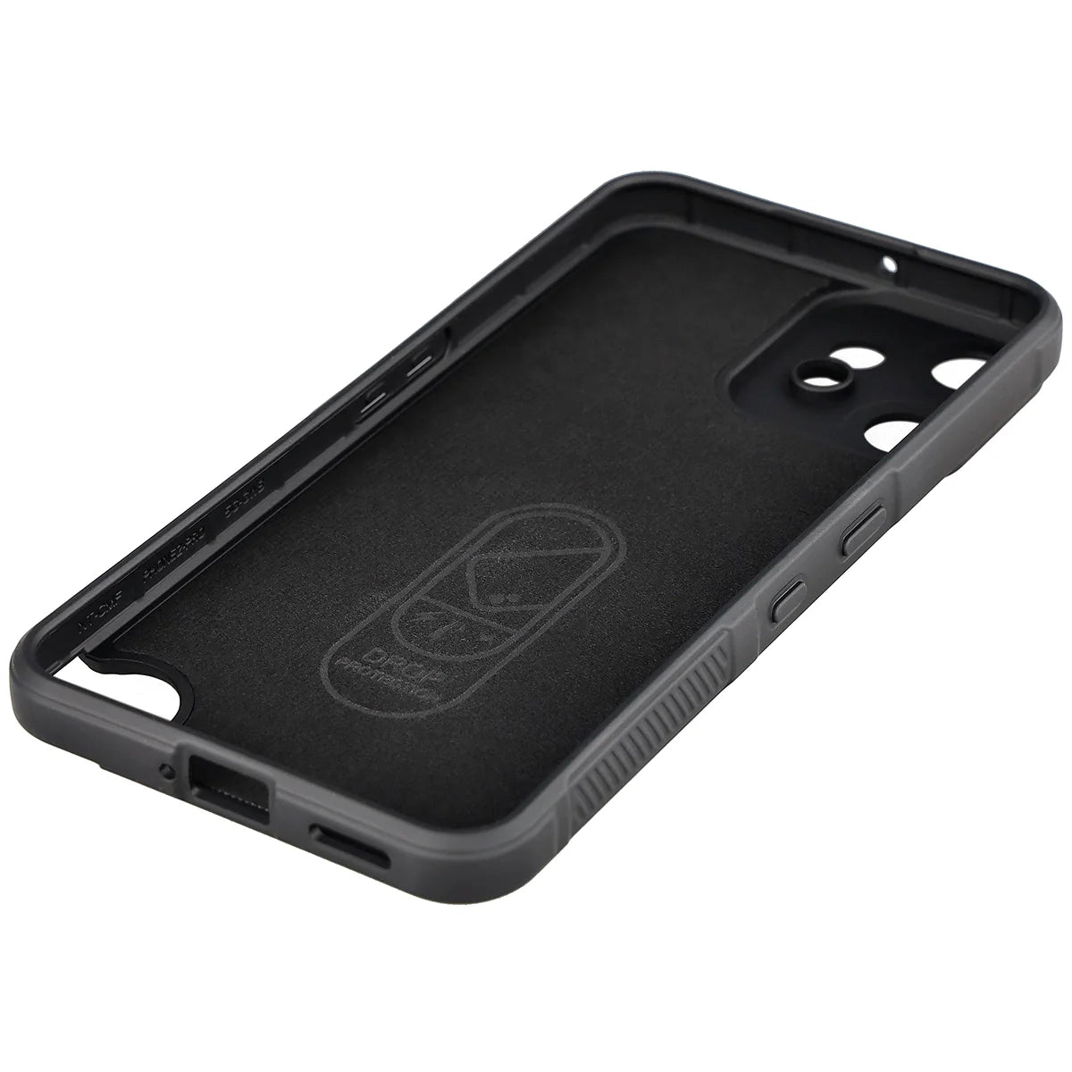 Robuste Handyhülle für Nothing CMF Phone 2 Pro, Bizon Case Tur, Schwarz