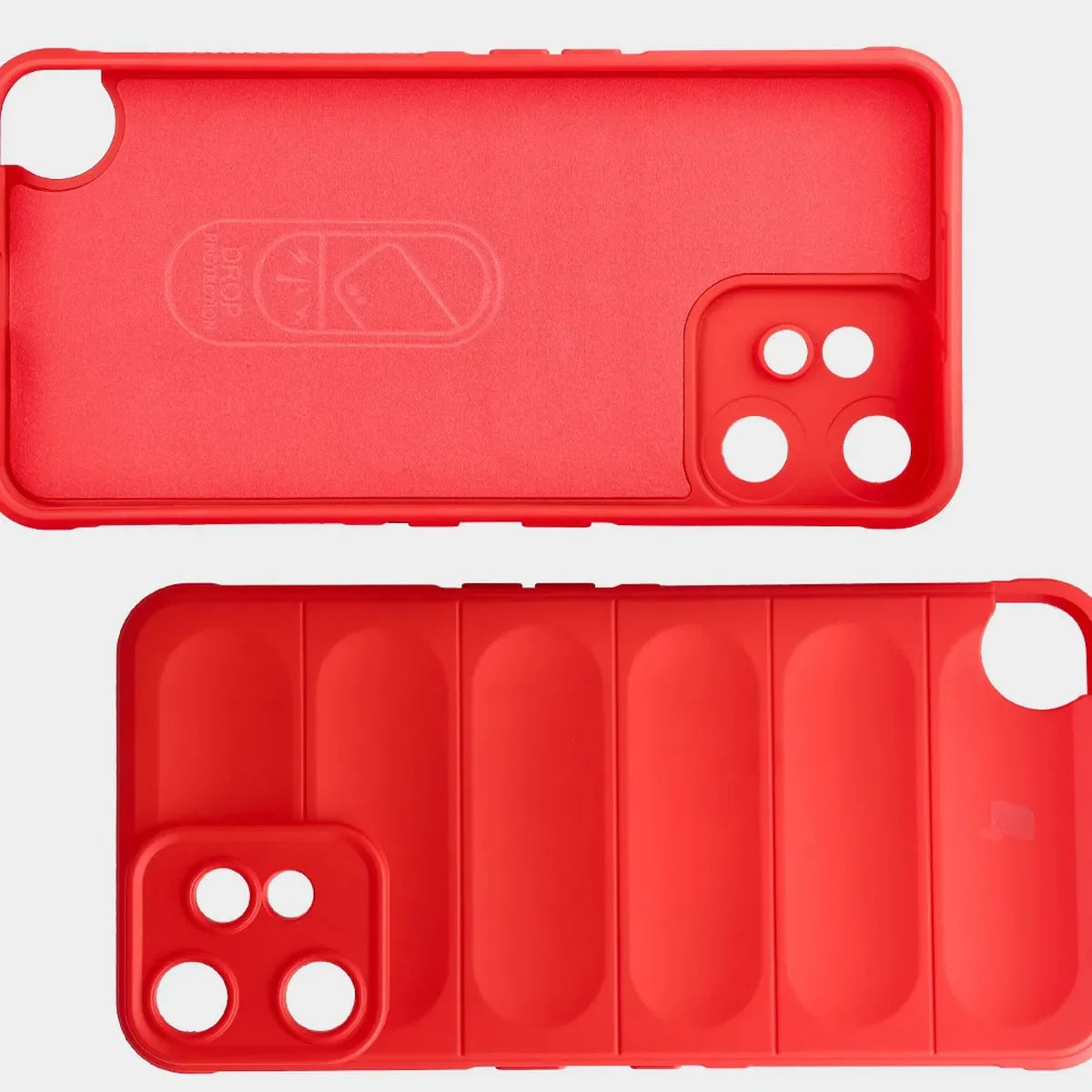 Robuste Handyhülle für Nothing CMF Phone 2 Pro, Bizon Case Tur, Rot