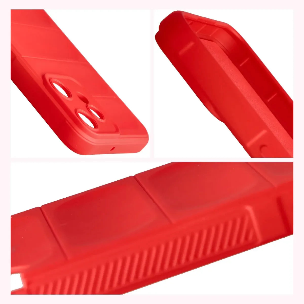 Robuste Handyhülle für Nothing CMF Phone 2 Pro, Bizon Case Tur, Rot