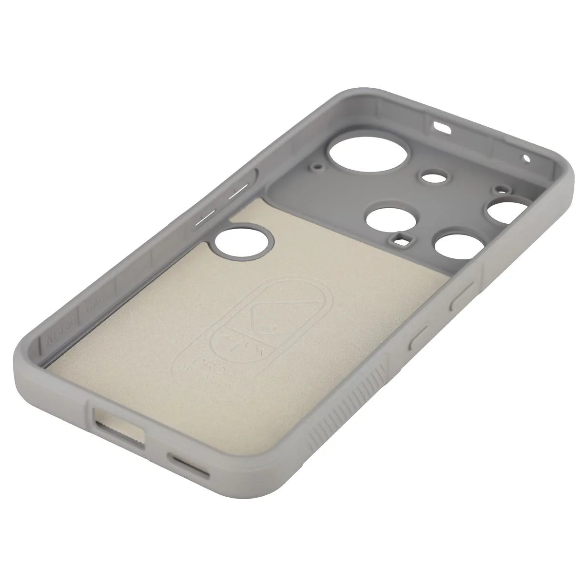 Robuste Handyhülle für Nothing Phone (3), Bizon Case Tur, Hellgrau