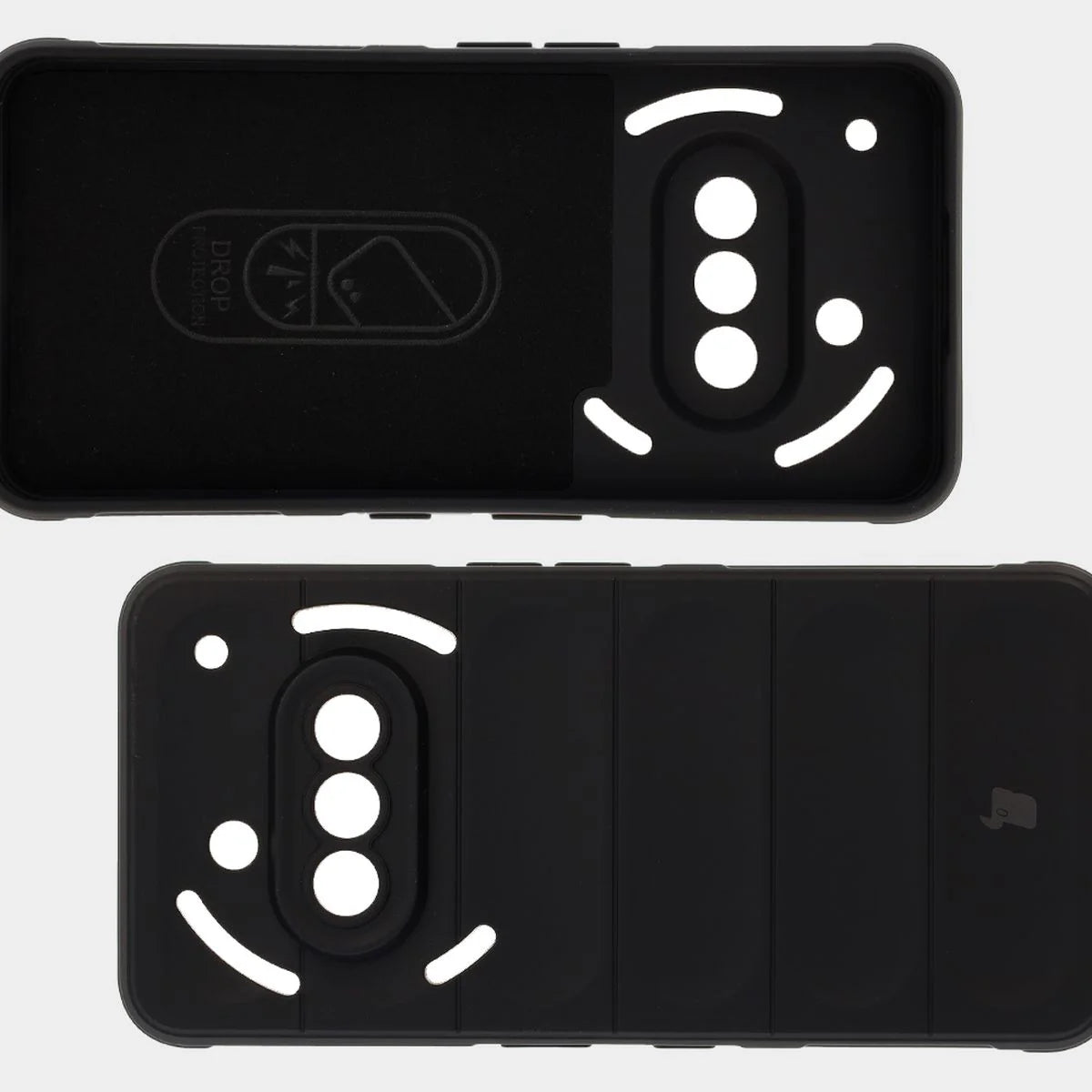 Robuste Handyhülle für Nothing Phone (3a), Bizon Case Tur, Schwarz