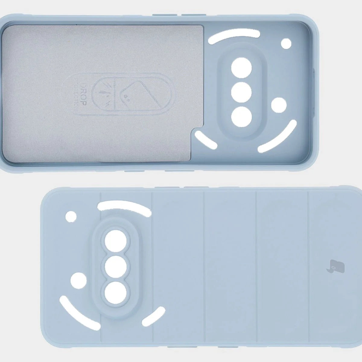 Robuste Handyhülle für Nothing Phone (3a), Bizon Case Tur, Hellblau