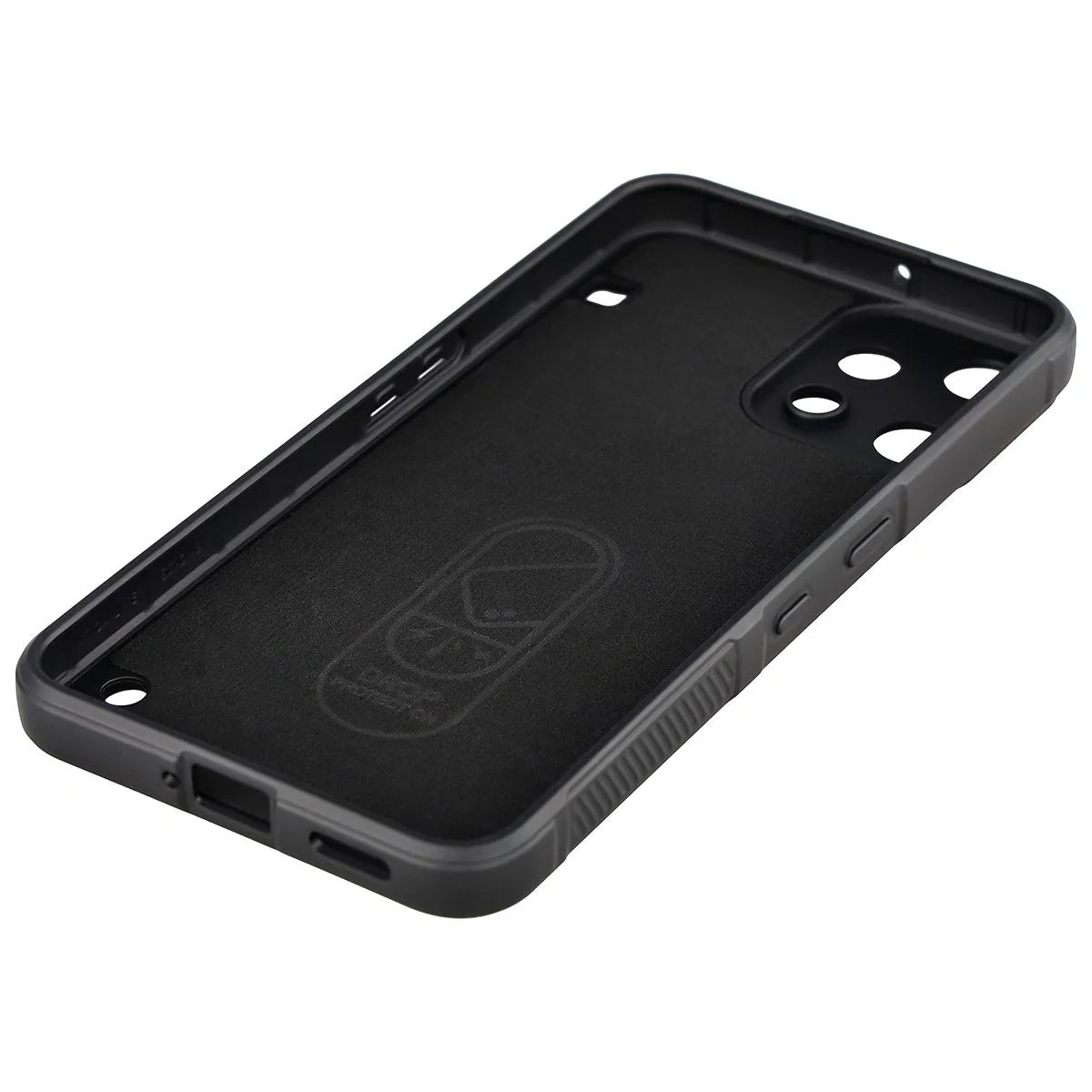 Robuste Handyhülle für Nothing Phone (3a) Lite, Bizon Case Tur, Schwarz
