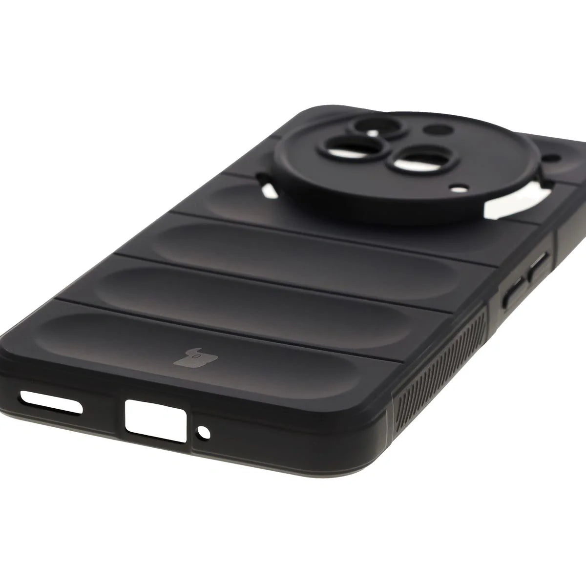 Robuste Handyhülle für Nothing Phone (3a) Pro, Bizon Case Tur, Schwarz