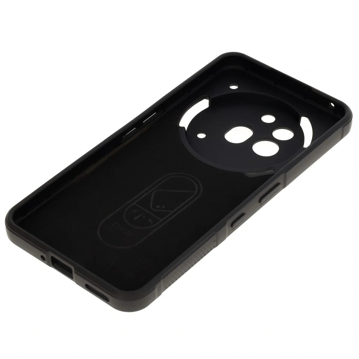 Robuste Handyhülle für Nothing Phone (3a) Pro, Bizon Case Tur, Schwarz