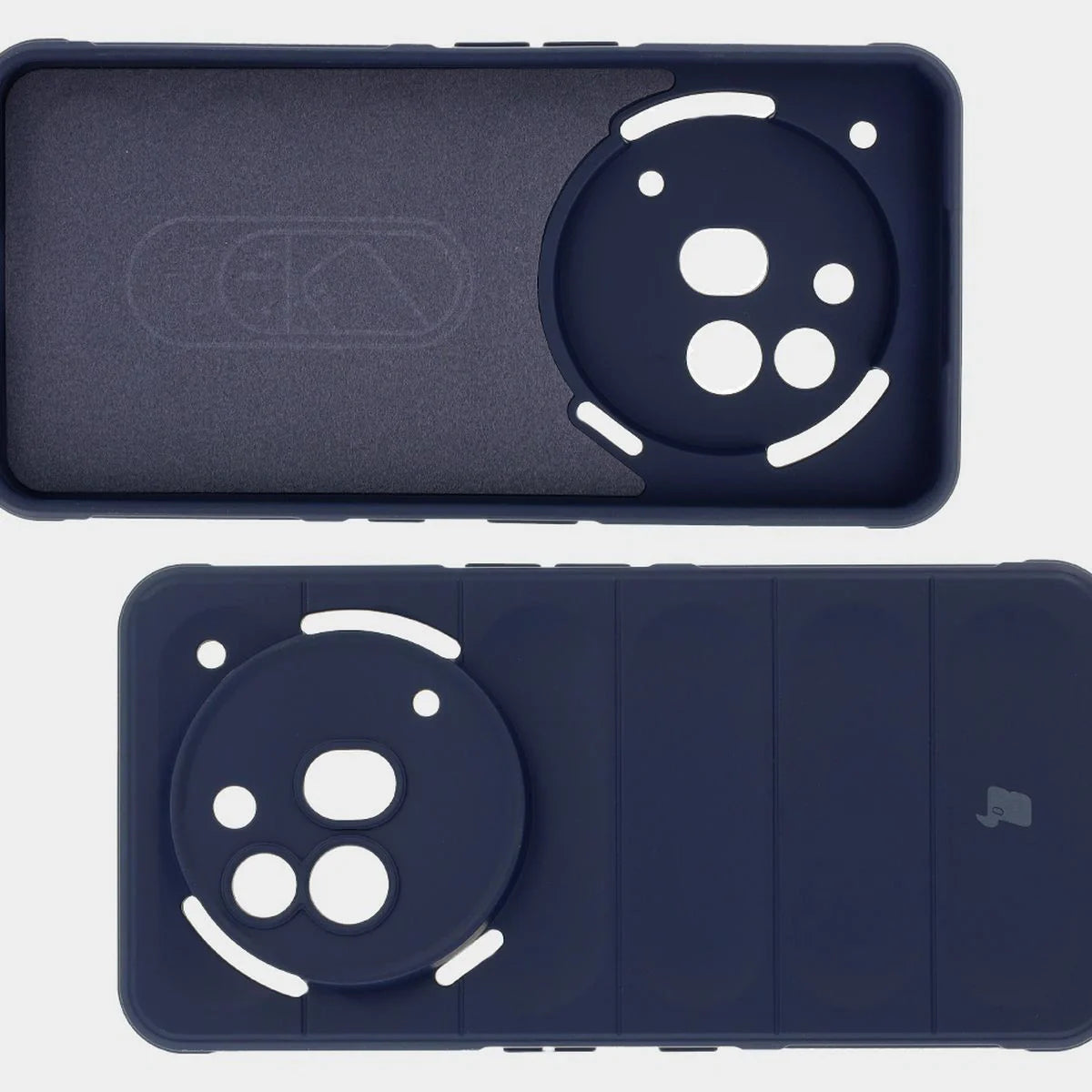 Robuste Handyhülle für Nothing Phone (3a) Pro, Bizon Case Tur, Dunkelblau
