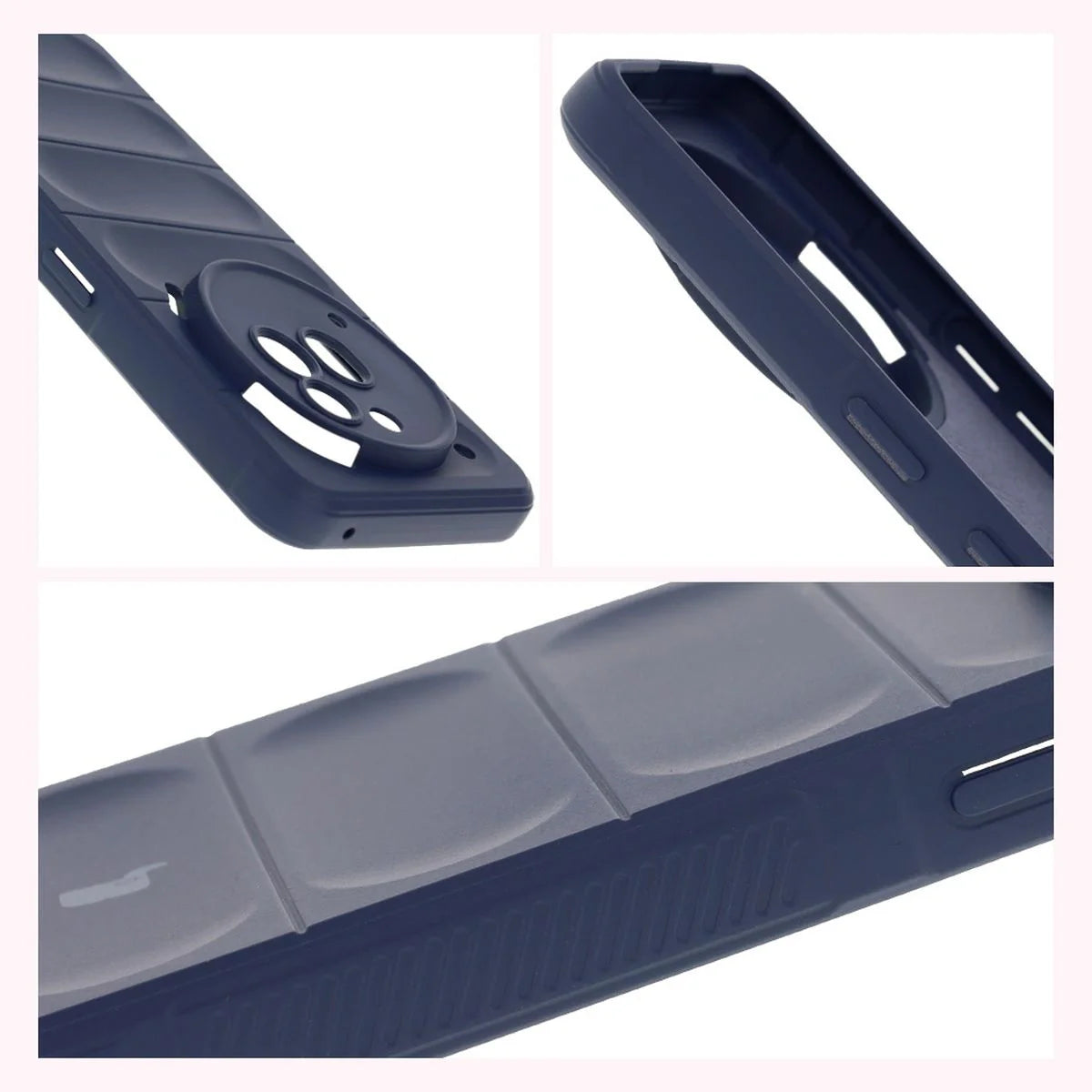 Robuste Handyhülle für Nothing Phone (3a) Pro, Bizon Case Tur, Dunkelblau