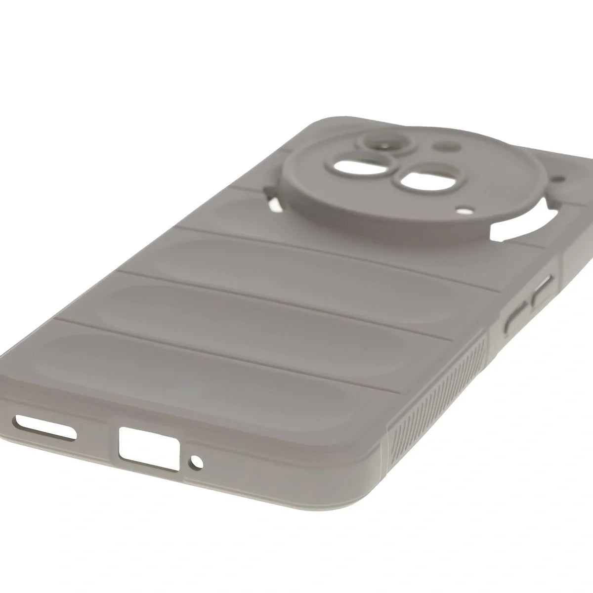 Robuste Handyhülle für Nothing Phone (3a) Pro, Bizon Case Tur, Hellgrau