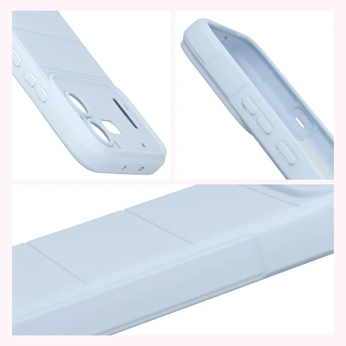 Robuste Handyhülle für Nothing Phone (4b), Bizon Case Tur, Hellblau (7/8)