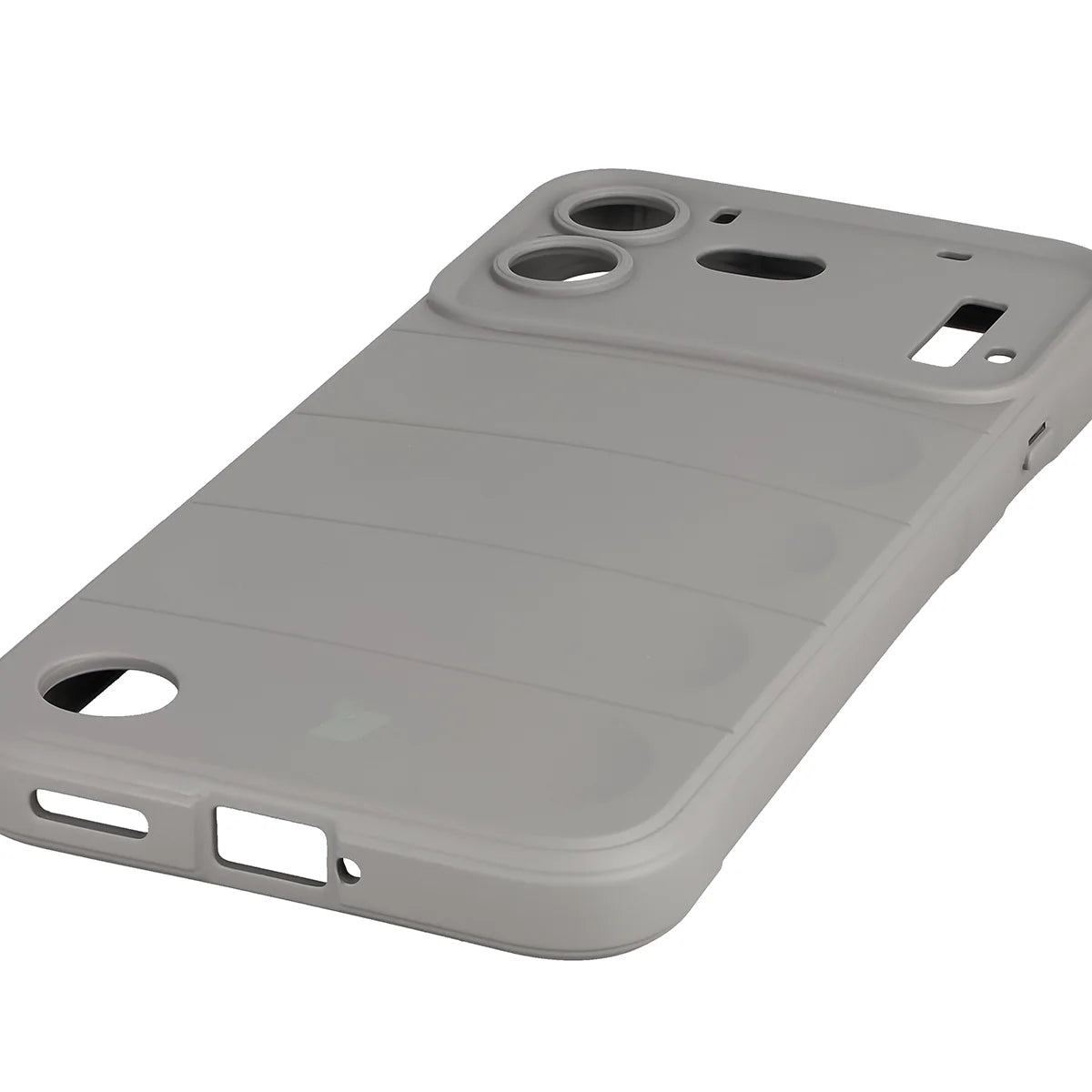 Robuste Handyhülle für Nothing Phone (4b), Bizon Case Tur, Hellgrau (3/8)