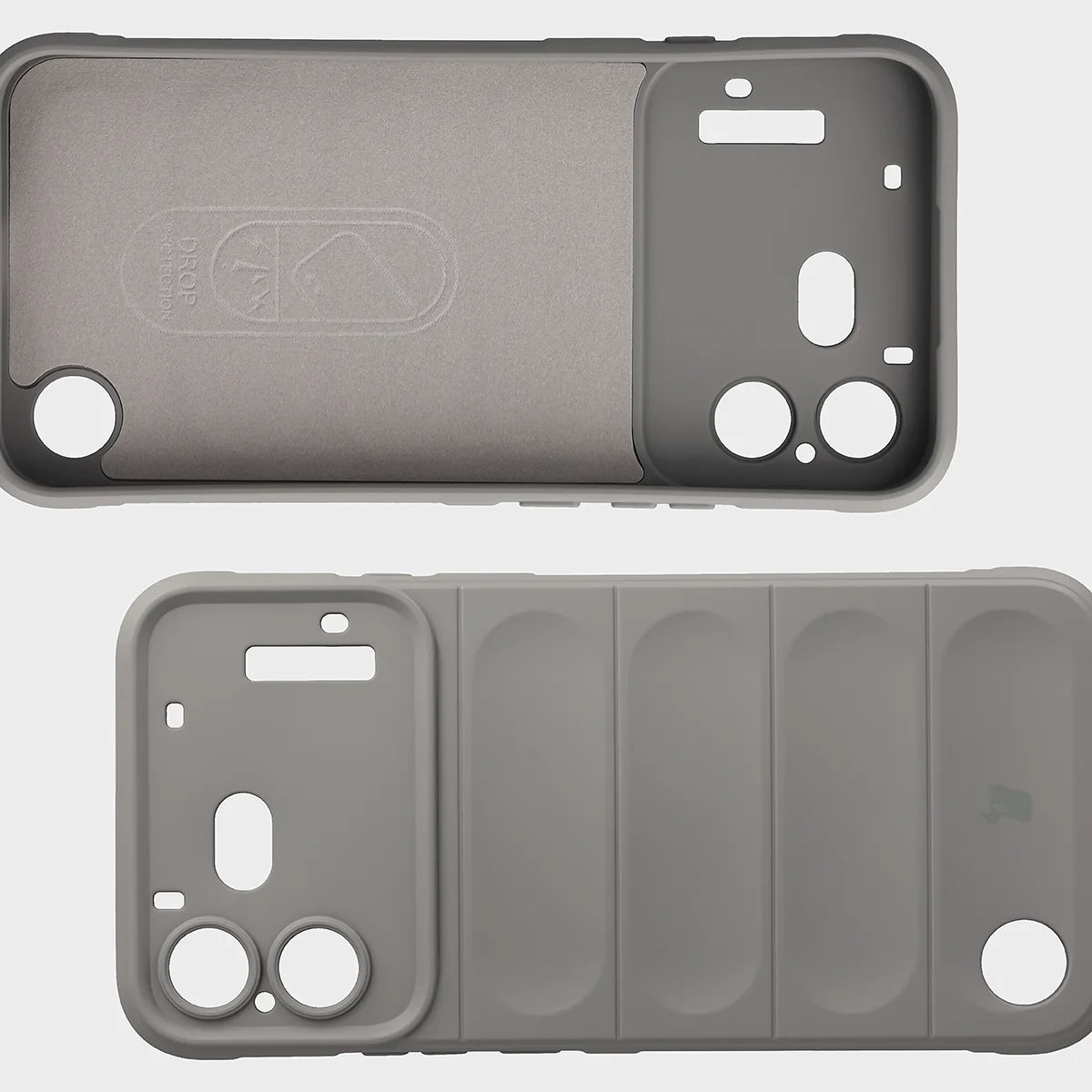 Robuste Handyhülle für Nothing Phone (4b), Bizon Case Tur, Hellgrau (6/8)