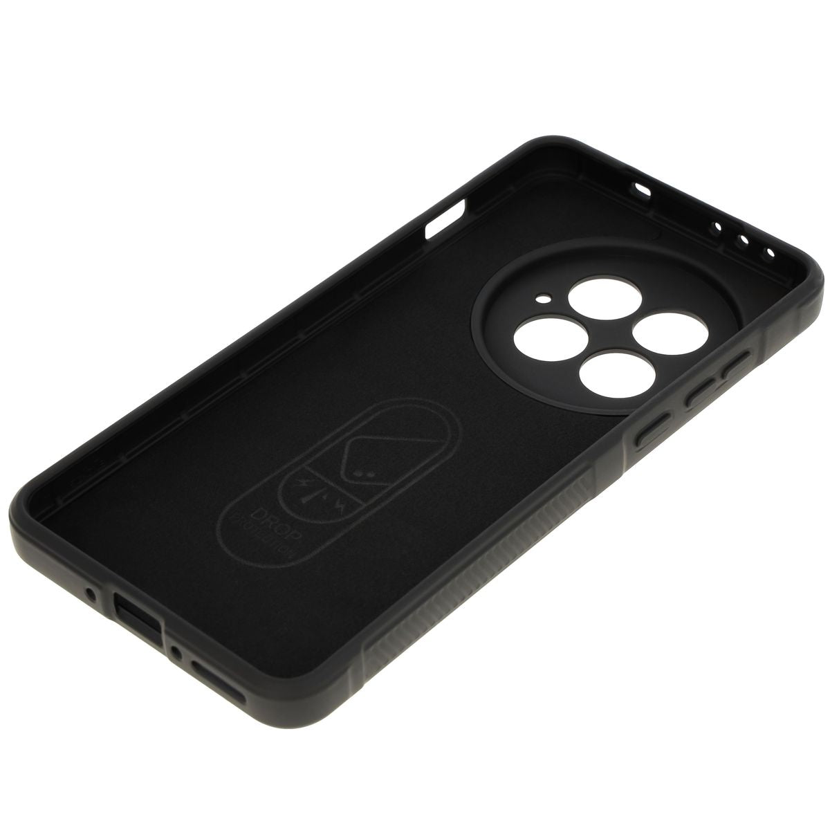 Robuste Handyhülle für OnePlus 13, Bizon Case Tur, Schwarz