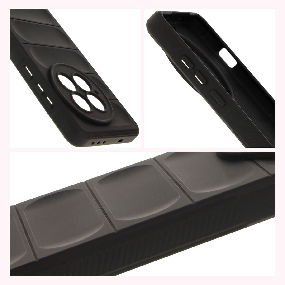 Robuste Handyhülle für OnePlus 13, Bizon Case Tur, Schwarz